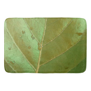 Sea Grape Leaf Closeup Bath Mat