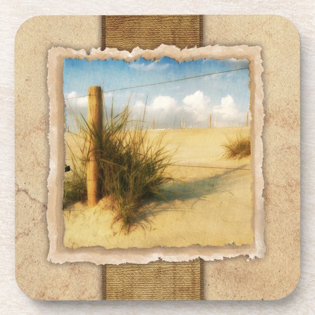 Sea Grass Vintage Coaster (Front)