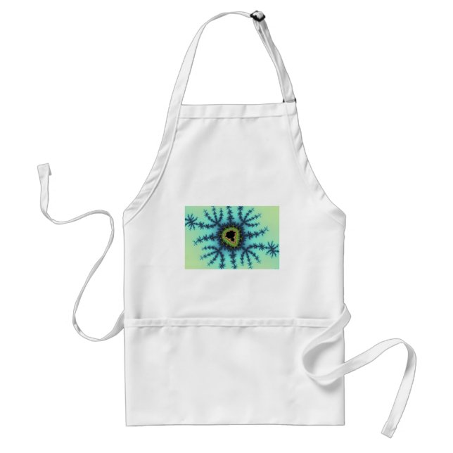 Sea Green Fractal Standard Apron (Front)