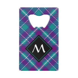 Sea Green, Purple and Blue Tartan