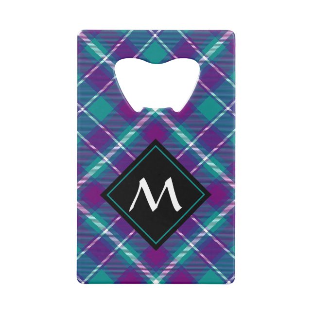 Sea Green, Purple and Blue Tartan (Front)