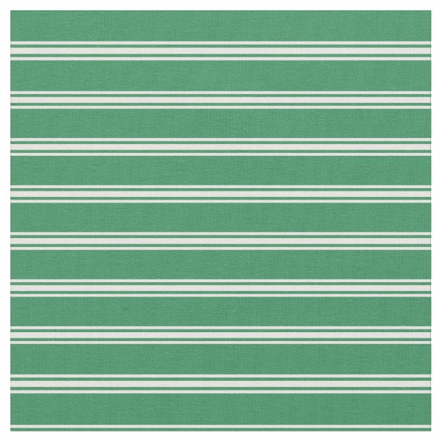 Sea Green & White Pattern Fabric (Close Up)