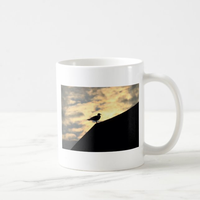 Sea Gull Sunset Coffee Mug (Right)