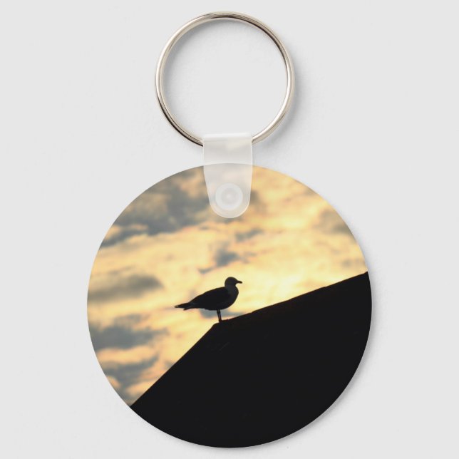 Sea Gull Sunset Key Ring (Front)
