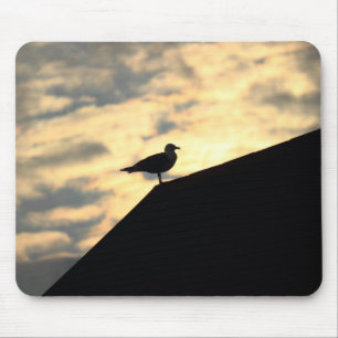 Sea Gull Sunset Mouse Mat