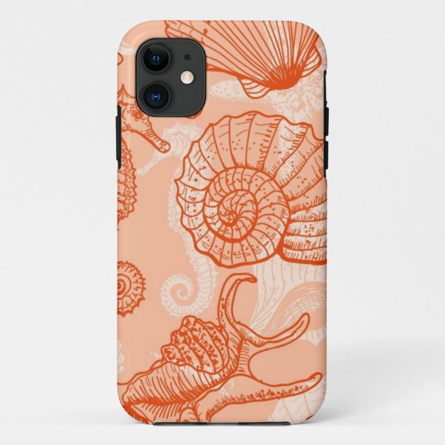 Sea hand drawn pattern Case-Mate iPhone case (Back)