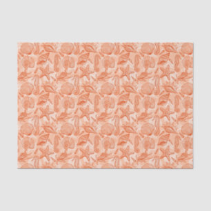 Sea hand drawn pattern tissue paper