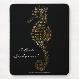 SEA-HORSE 3D Metallic Art Mousepad