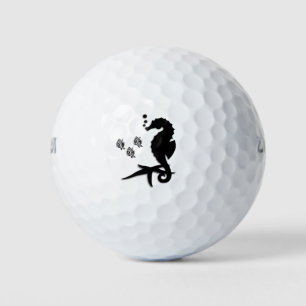 Sea Horse Blue Golf Balls