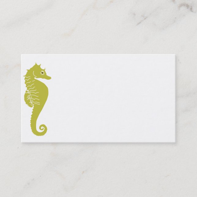 Sea Horse Business Card (Front)