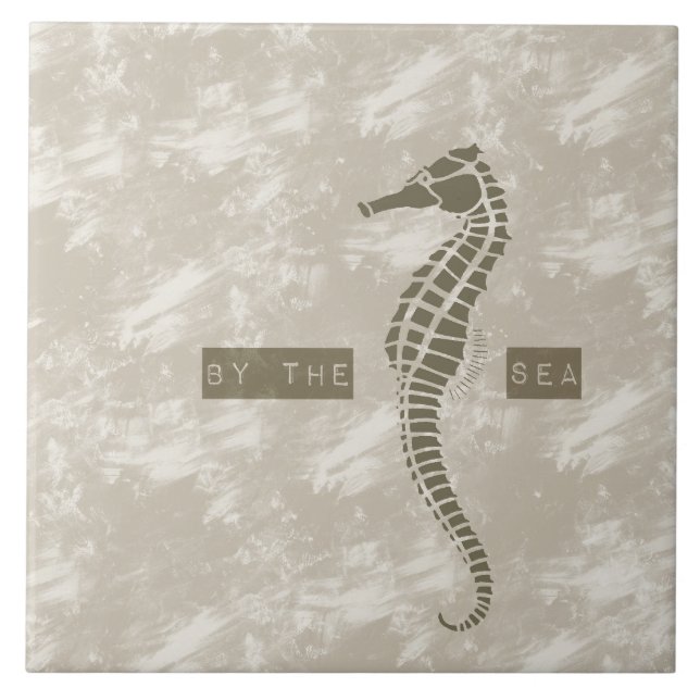 Sea Horse By the Sea Tile (Front)