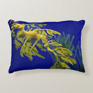 Sea horse decorative cushion