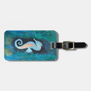 Sea Horse luggage tag