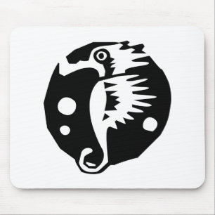 Sea horse mouse mat