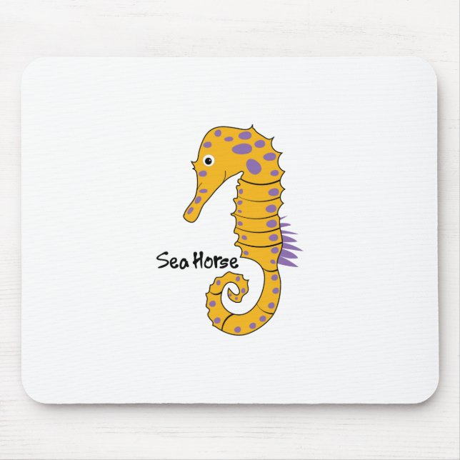 Sea Horse Mouse Mat (Front)