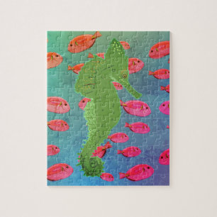 Sea Horse, Ocean Life Puzzle