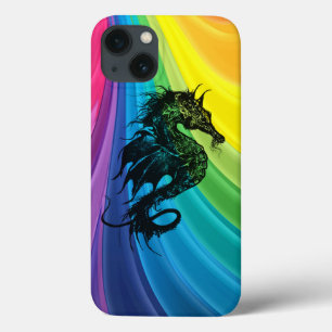 Sea Horse on Rainbow iPhone 13 Case