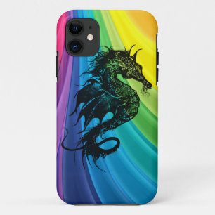 Sea Horse on Rainbow Case-Mate iPhone Case