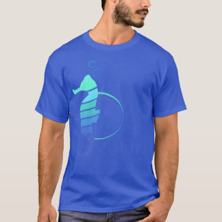 sea horse seafari funny T-Shirt