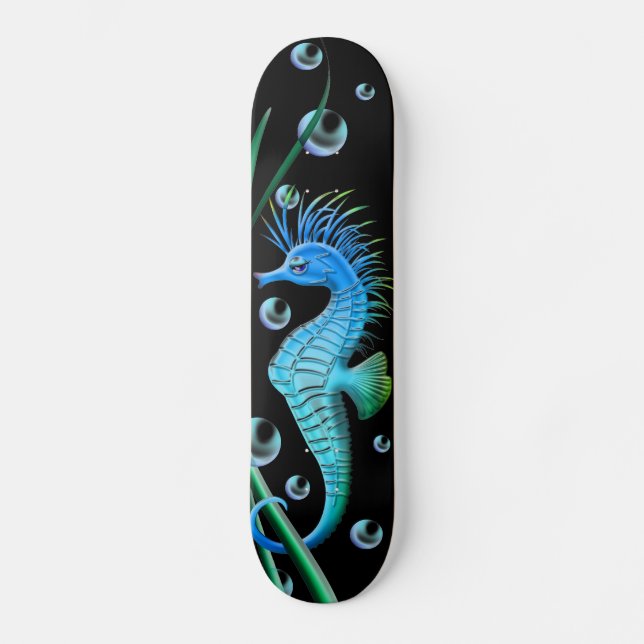 Sea horses Cartoon Skateboard (Front)
