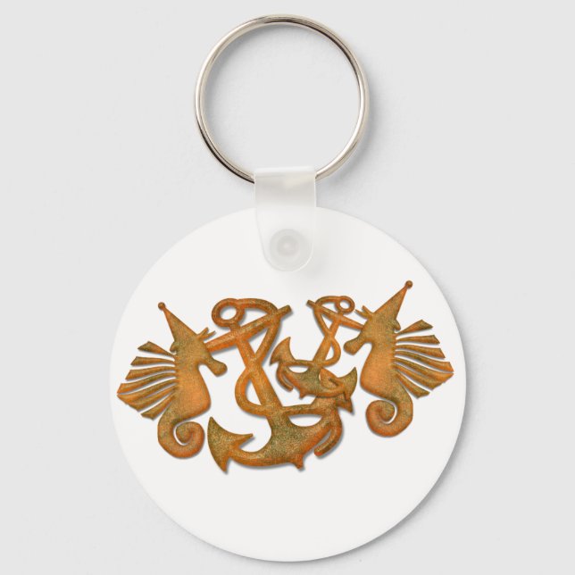 Sea horses key ring (Front)
