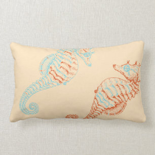 Sea Horses Lumbar Cushion