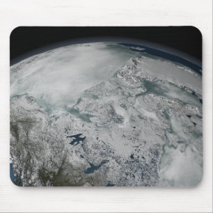 Sea ice above North America Mouse Mat