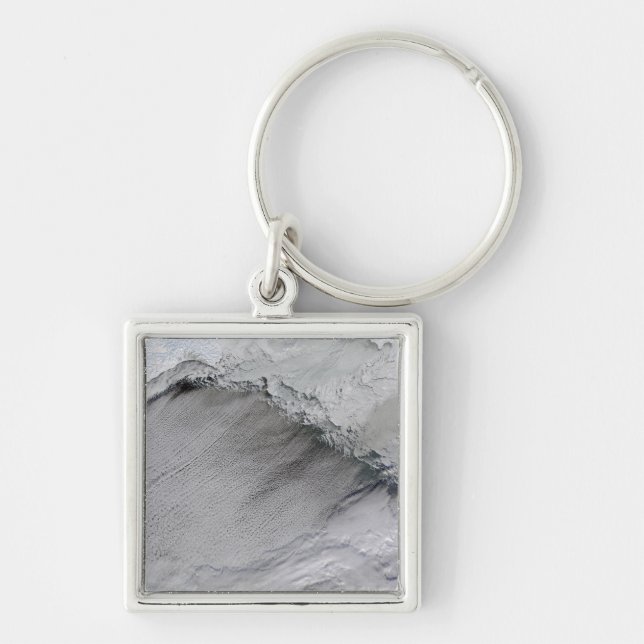 Sea ice and cloud streets in the Bering Sea Key Ring (Front)
