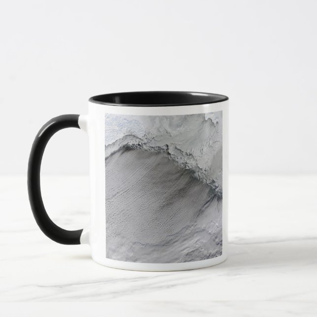 Sea ice and cloud streets in the Bering Sea Mug (Left)