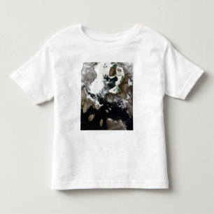 Sea ice and sediment visible in Nunavut, Canada Toddler T-Shirt