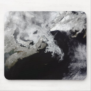 Sea ice fills the Gulf of St Lawrence Mouse Mat