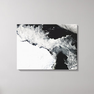 Sea ice in the Southern Ocean Canvas Print