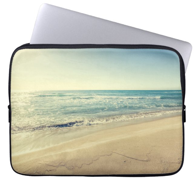 Sea in Winter Laptop Sleeve (Front)