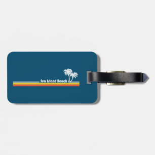 Sea Island Beach Georgia Luggage Tag
