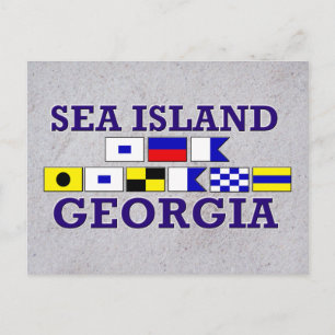 Sea Island - Sandy Postcard