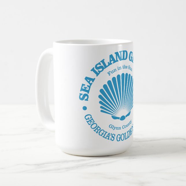 Sea Island (seashell) Coffee Mug (Front Left)