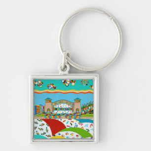 Sea Isle Band Shell Key Chain
