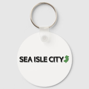 Sea Isle City, New Jersey Key Ring