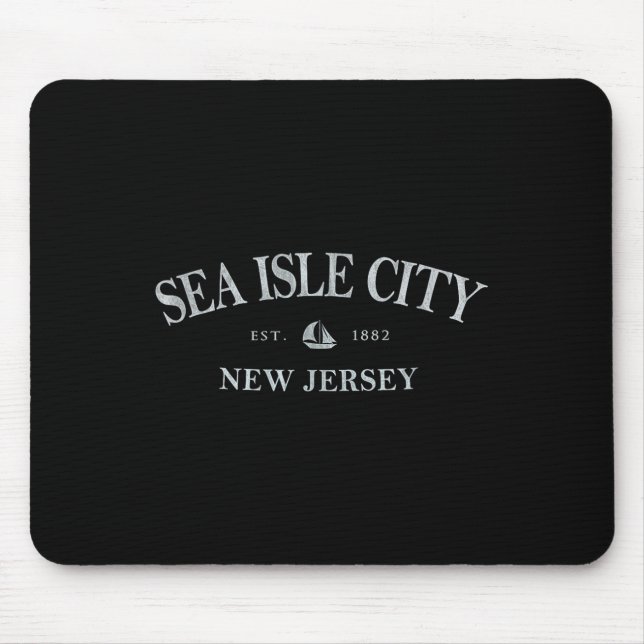 Sea Isle City New Jersey _ Sea Isle City Nj Sailbo Mouse Mat (Front)