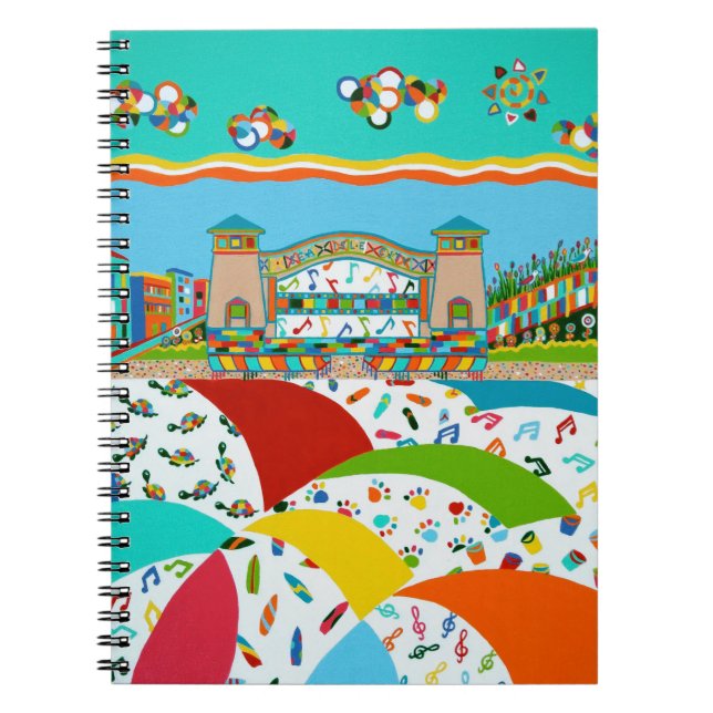 Sea Isle City, New Jersey Spiral Notebook (Front)