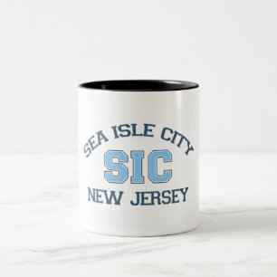 Sea Isle City. Two-Tone Coffee Mug