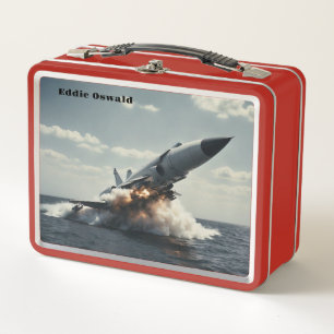 Sea Jet Metal Lunch Box