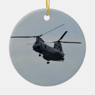 Sea knight CH-46 Ceramic Tree Decoration
