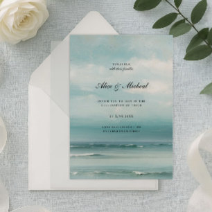 Sea Landscape Wedding Invitation