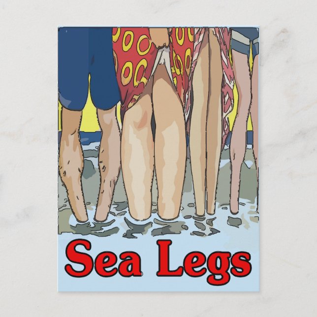 Sea Legs at the Shore Postcard (Front)