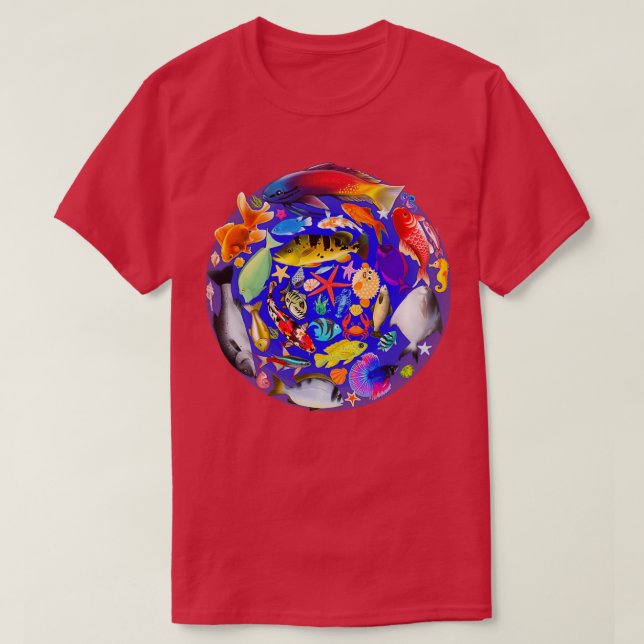 Sea Life 1 T-Shirt (Design Front)