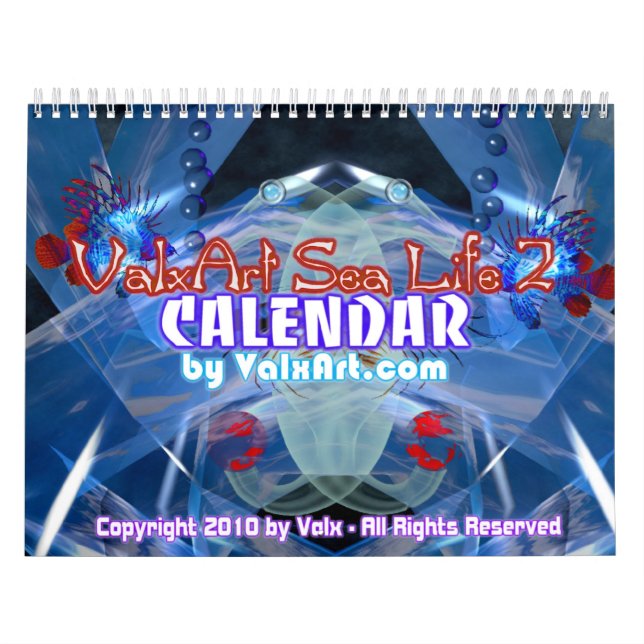 Sea-Life art calendar  by Valxart (Cover)