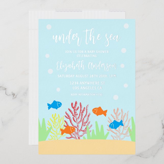 Sea Life Baby Shower (Envelope)