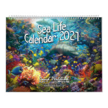 Sea Life Calendar 2021