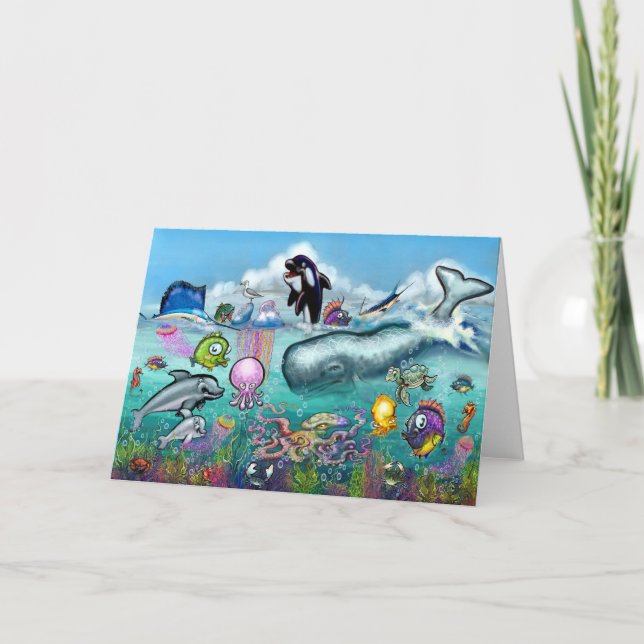 Sea Life Card (Front)